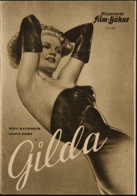 1p273 GILDA German program '50 many different images of sexiest Rita Hayworth & Glenn Ford!
