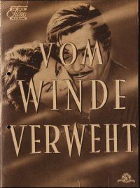 1p280 GONE WITH THE WIND German program '53 different images of Clark Gable & Vivien Leigh!