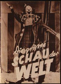 1p286 GREATEST SHOW ON EARTH German program '52 DeMille classic,Heston, Stewart, different!