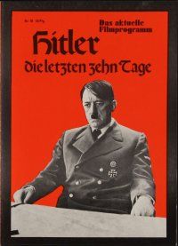 1p290 HITLER: THE LAST TEN DAYS German program '73 Alec Guinness as Adolf, Kunstmann as Eva Braun!