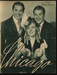 1p096 IN OLD CHICAGO German program '38 different images of Tyrone Power, Alice Faye & Don Ameche!