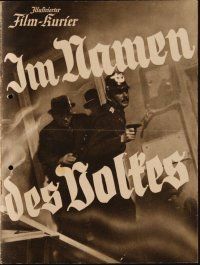 1p047 IN THE NAME OF THE PEOPLE German program '39 Erich Engels' Im Namen des Volkes, forbidden!