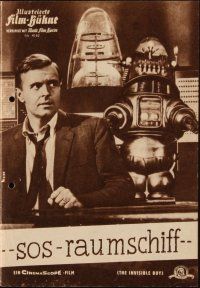 1p306 INVISIBLE BOY German program '58 many different images of Robby the Robot & Richard Eyer!