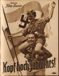 1p053 KOPF HOCH JOHANNES German program '41 wild pro-Nazi Youth movie directed by Viktor de Kowa!