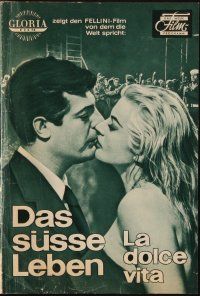 1p325 LA DOLCE VITA Das Neue German program '60 Fellini, Mastroianni, Anita Ekberg, different!