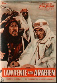 1p335 LAWRENCE OF ARABIA German program '63 David Lean classic, Peter O'Toole, different images!