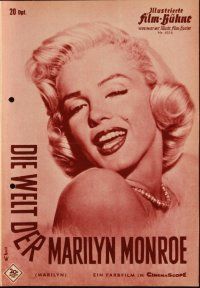 1p353 MARILYN German program '63 wonderful different images of sexiest Marilyn Monroe!