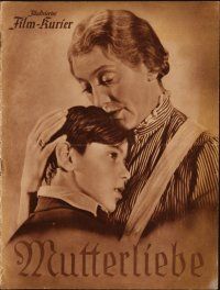 1p060 MOTHER LOVE German program '39 Gustav Ucicky's forbidden Mutterliebe, Kathe Dorsch
