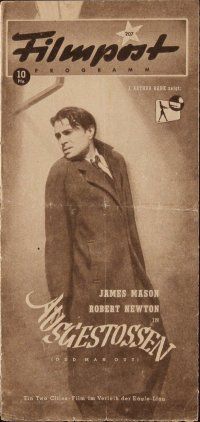 1p381 ODD MAN OUT German program '49 James Mason, directed by Carol Reed, different images!