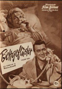 1p391 PILLOW TALK Film-Buhne German program '60 different images of Rock Hudson & pretty Doris Day!
