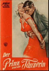 1p398 PRINCE & THE SHOWGIRL Das Neue German program '57 Olivier & sexy Marilyn Monroe, different!