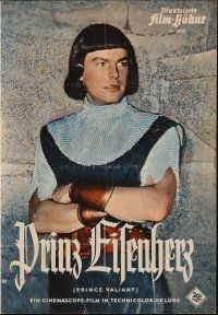 1p400 PRINCE VALIANT German program '54 different images of Robert Wagner & sexy Janet Leigh!