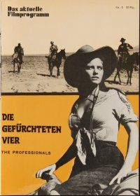 1p403 PROFESSIONALS German program R73 Burt Lancaster, Lee Marvin, Claudia Cardinale, different!