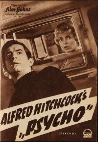 1p405 PSYCHO Film-Buhne German program '60 Janet Leigh, Anthony Perkins, Hitchcock, different!
