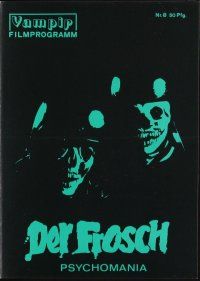 1p406 PSYCHOMANIA German program '71 George Sanders, cool different horror images!