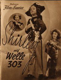 1p102 REBECCA OF SUNNYBROOK FARM German program '38 different images of adorable Shirley Temple!