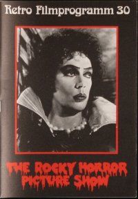1p418 ROCKY HORROR PICTURE SHOW German program R84 Sharman cult classic, great different images!
