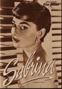 1p423 SABRINA German program '54 Audrey Hepburn, Bogart, Holden, Billy Wilder, different!