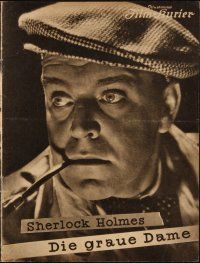 1p104 SHERLOCK HOLMES German program '37 many images of Hermann Speelmans as the detective!