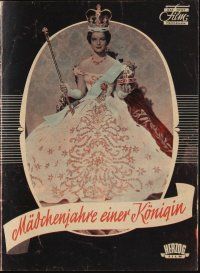1p460 STORY OF VICKIE German program '58 many images of pretty princess Romy Schneider!