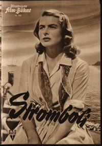 1p464 STROMBOLI German program '51 Ingrid Bergman, directed by Roberto Rossellini, different!