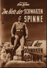 1p468 SUPERMAN German program '53 Kirk Alyn, classic comic book super hero, different images!