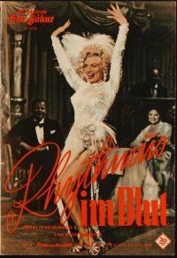 1p479 THERE'S NO BUSINESS LIKE SHOW BUSINESS German program '55 Marilyn Monroe, different images!