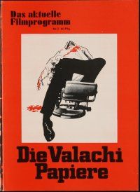 1p496 VALACHI PAPERS German program '73 directed by Terence Young, Charles Bronson, different!