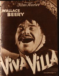 1p110 VIVA VILLA German program '36 Wallace Beery as Pancho, sexy Fay Wray, different images!
