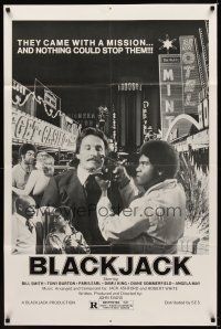 1r126 BLACKJACK 1sh '78 blaxploitation, William Smith & Tony Burton!