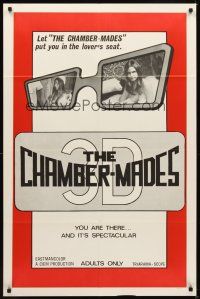 1r183 CHAMBER-MADES 1sh '75 Andrea True, 3D sex, you are there, and it's spectacular!