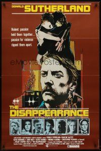 1r264 DISAPPEARANCE 1sh '77 Donald Sutherland, Francine Racette, violent passion!