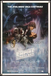 1r300 EMPIRE STRIKES BACK 1sh '80 Lucas, classic Gone With The Wind style art by Roger Kastel!