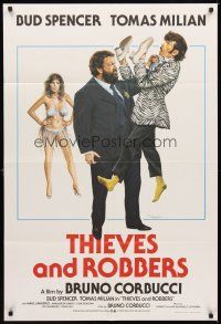 1r180 CAT & DOG English 1sh '83 Bruno Corbucci's Cane e gatto, Bud Spencer, Thieves and Robbers!