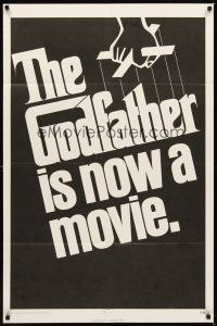 1r394 GODFATHER teaser 1sh '72 Marlon Brando, Al Pacino, Francis Ford Coppola crime classic!