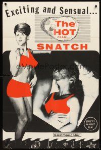 1r458 HOT PEARL SNATCH 1sh '66 Jody Baby, it's exciting and sensual and strictly an adult film!