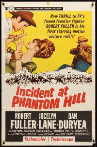 1r476 INCIDENT AT PHANTOM HILL 1sh '65 Robert Fuller, sexy Jocelyn Lane, Dan Duryea!