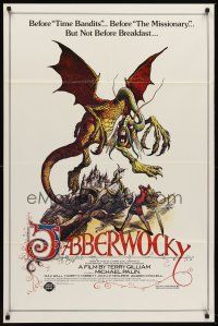 1r494 JABBERWOCKY 1sh R82 Terry Gilliam, Monty Python, great wacky fantasy monster art!