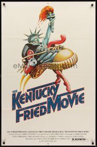 1r503 KENTUCKY FRIED MOVIE 1sh '77 John Landis directed comedy, wacky tennis shoe art!