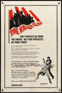 1r506 KILLER ELITE advance 1sh '75 James Caan & Robert Duvall, directed by Sam Peckinpah!