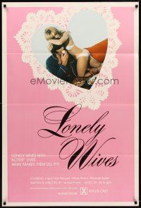 1r547 LONELY WIVES 1sh '73 German sexploitation, what makes them do it, they need action!