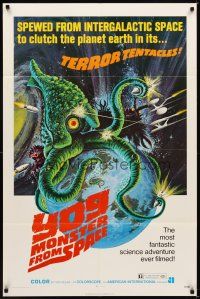 1r994 YOG: MONSTER FROM SPACE 1sh '71 it was spewed from intergalactic space to clutch Earth!