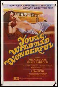 1r997 YOUNG, WILD & WONDERFUL 1sh '80 Arcadia Lake, Kandi Barbour, sexy artwork!