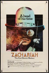 1r999 ZACHARIAH 1sh '71 drugs and rock & roll, the first electric western!