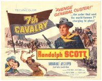 1s003 7th CAVALRY TC '56 Randolph Scott avenges General Custer & the massacre at Little Big Horn!