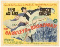 1s009 BARKLEYS OF BROADWAY TC '49 art of Fred Astaire & Ginger Rogers dancing in New York!