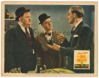 1s270 BIG NOISE LC '44 Arthur Space shows Stan Laurel & Oliver Hardy the bomb he has created!