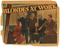 1s284 BLONDES AT WORK LC '38 Glenda Farrell as Torchy Blane with Barton MacLane and four others!