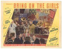 1s311 BRING ON THE GIRLS LC #8 '44 Veronica Lake, Spike Jones & His Orchestra performing!