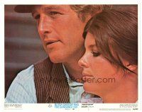 1s321 BUTCH CASSIDY & THE SUNDANCE KID LC #1 '69 best close up of Paul Newman & Katharine Ross!